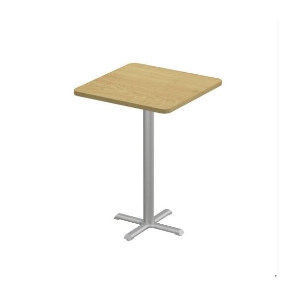 Correll Square Cafe Table, 30 in W, 30 in L, 42 in H, Particleboard Top, Fusion Maple SXB30S-16-98-16 - main