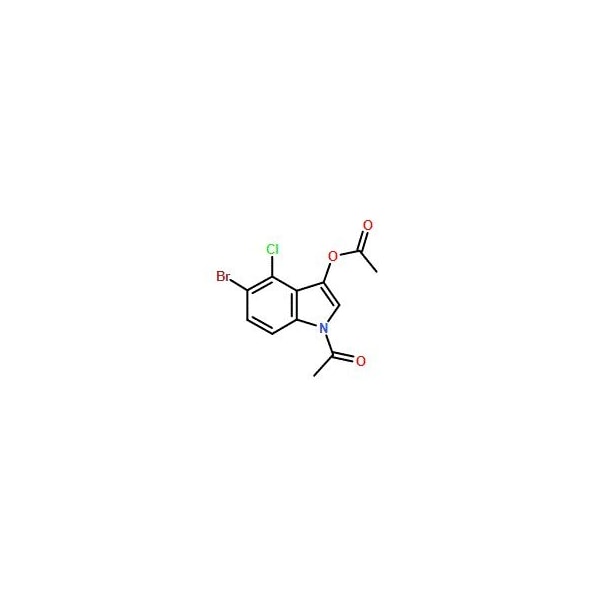 Ak Scientific 1-Acetyl-5-bromo-4-chloro-1H-indol-3-yl acetate (5g), CAS 3030-06-6 P273-5g - main