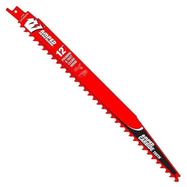 Diablo Reciprocating Saw Blade, Demo Demon, Carbide Teeth, 12 in, 3 TPI, Pruning and Clean Wood DS1203CPA3 - main