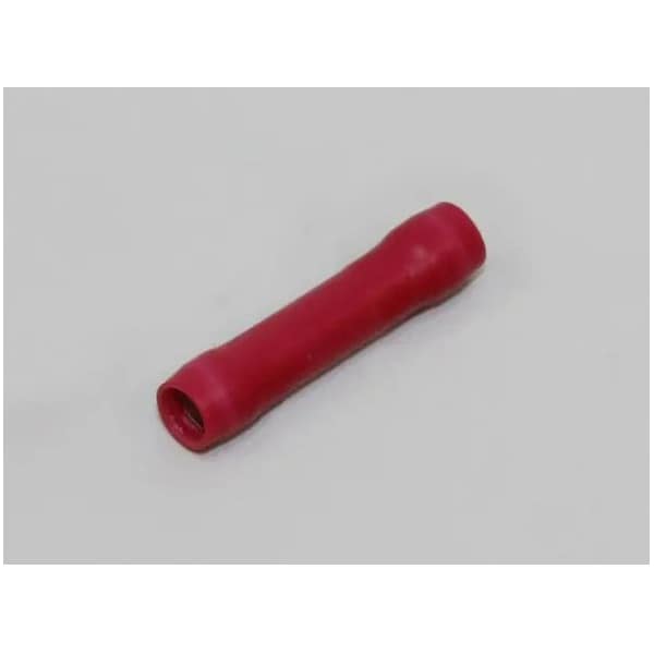 Nichifu Insulated Butt Connector, Flared, Extra Copper Sleeve, AWG 22-16 TMDV B-1.25-RED - main