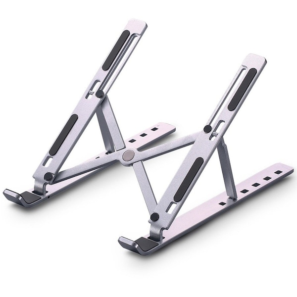 Urban Factory Urban Factory Foldable Ergonomic Aluminium Stand - 9.4" Height x 1.8" Width x 0.6" Depth - Aluminum - Silver AST01UF - main