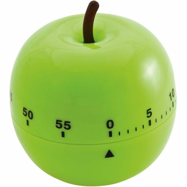 Baumgartens Apple-Shaped Timer, Green, 3PK 77056 - main