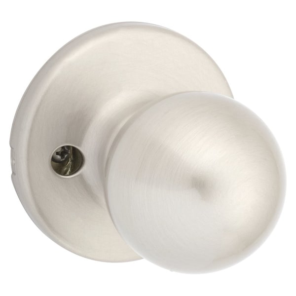 Kwikset 488P 15 V1 Dummy Knob, 178 in Dia Knob, Zinc, Satin Nickel 488P15 V1 - main