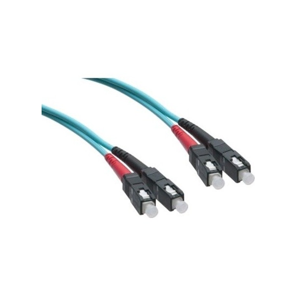 Axiom Sc/Sc 10G Multimode Duplex Om3 50/125 Fiber Optic Cable 8M SCSC10GA-8M-AX - main