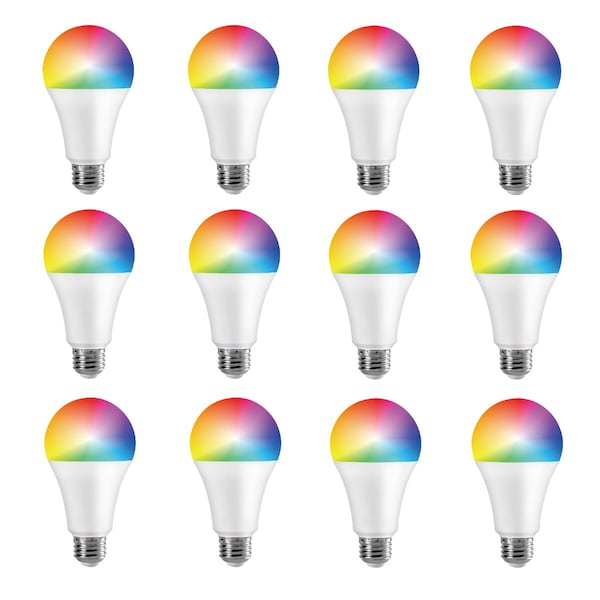 Infibrite A21 WiFi Smart LED Light Bulb, 12W 1100LM, Alexa/Google/SIRI, ETL and Energy Star, 12PK IB-008-1-12W-WH-12PK - main