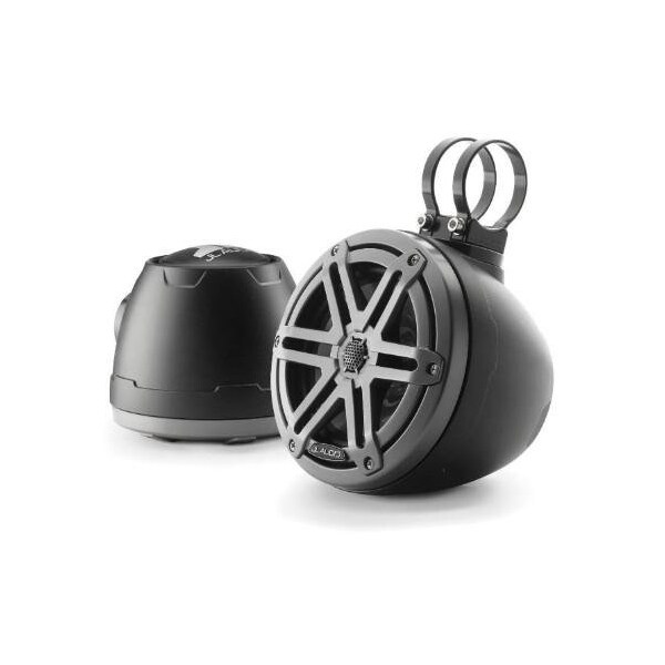Jl Audio 6.5in VEX Tower Speakers, Matte Black Enclosure, Gunmetal Sport Grille, 2PK 93401/010-03257-00 - main