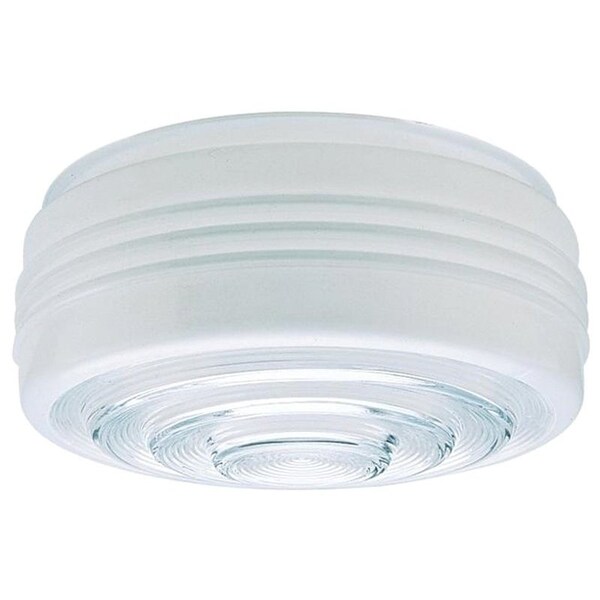 Westinghouse Light Shade, 6-1/2 in Dia, Drum, Mushroom, Glass, White 8560600 - main