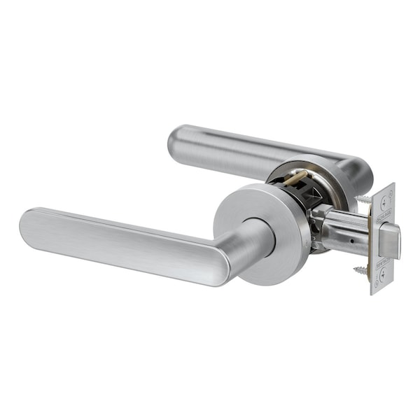 Schlage Grade 2 Passage Tubular Lock, Non-Keyed, Selena Lever, A Rose, Satin Chrome Finish PT10 SELA 626 - main