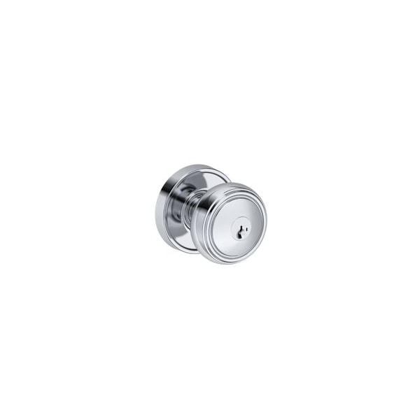 Baldwin Residential Door Knobs Keyed Entry Bright Chrome ENBRERRR260SMC - main