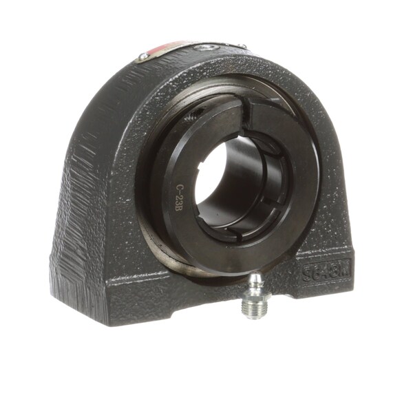 Sealmaster Mounted Cast Iron Tapped Base Pillow Block Ball Bearing - 52100 Bearing Steel, Black Oxided TBMH-23T - main