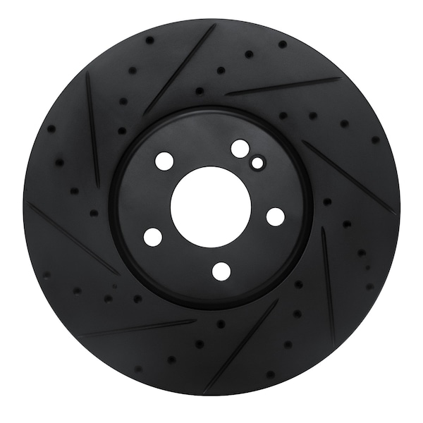 Dynamic Friction Co DFC Brake Rotor - Drilled and Slotted - Black 633-63119L - main