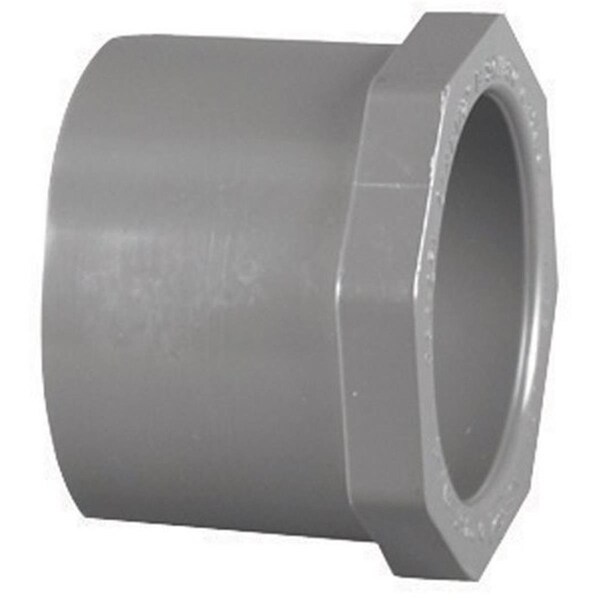 Pinpoint Charlotte Pipe & Foundry PVC081072200 1 x 1.5 in. Sch 80 PVC Red Reducer Bushing PI153236 - main