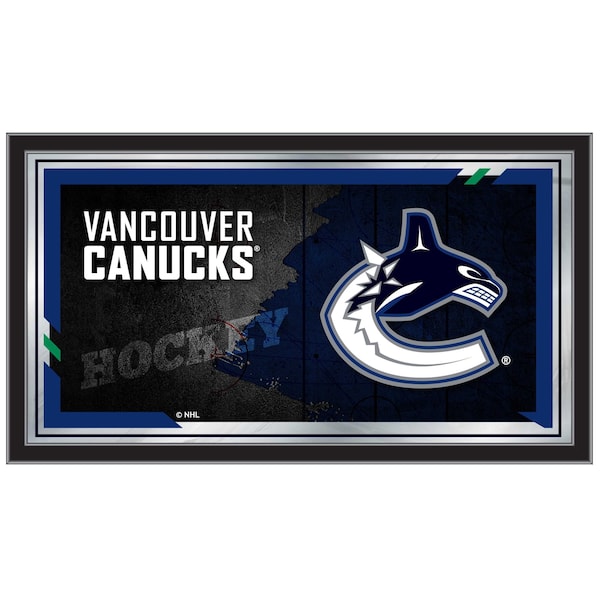 Holland Bar Stool Co Vancouver Canucks 15" x 26" Hockey Collector Mirror by Holland Bar Stool Company MColVanCan - main