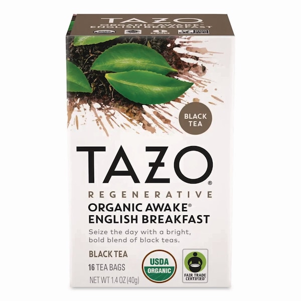 Tazo Tea Bags, Organic Awake English Breakfast, 16PK TAZ00303 - main