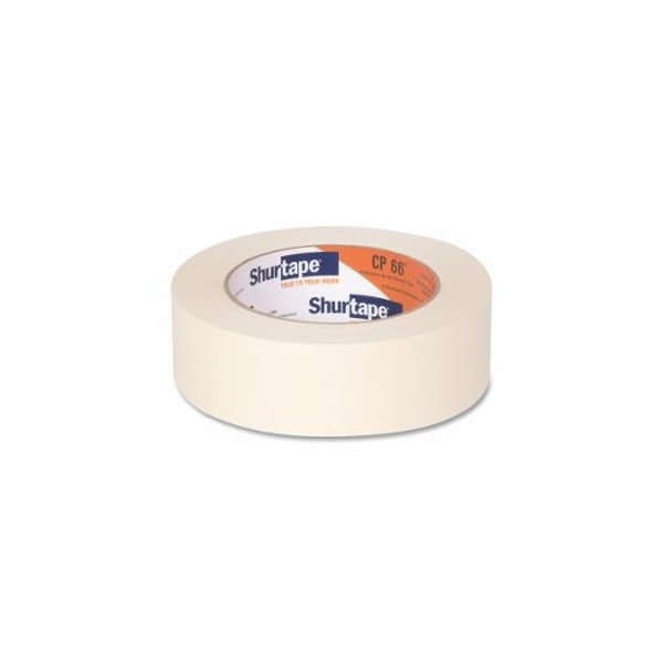 Shurtape CP 66 Contractor Grade High Adhesion Masking Tape, 36 mm W, 60 yd L roll, Natural, 24PK 689-173709 - main