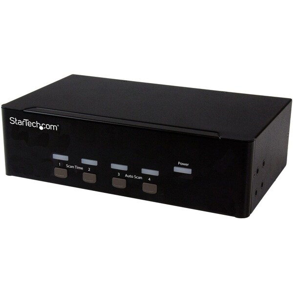 Startech.Com 4-port KVM Switch with Dual VGA and 2-port USB Hub - USB 2.0 SV431DVGAU2A - main