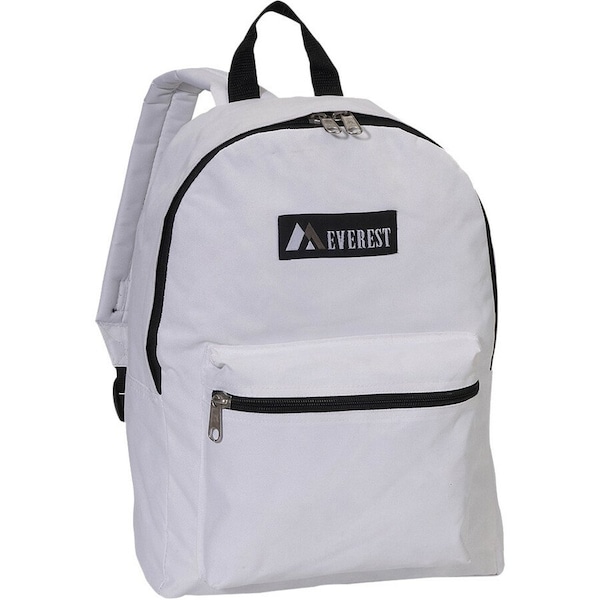 Everest Trading Everest 15 in. Basic Backpack 1045K-WH - main