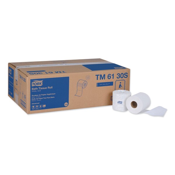 Tork Tork Advanced TM6130S Toilet Paper, 2 Ply, 48 x 500 per Case, White TM6130S - main