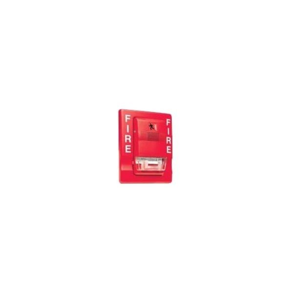 Edwards Signaling Trim Plate, Red, H 1/2 x L 5 7/8 In EG1RT - main