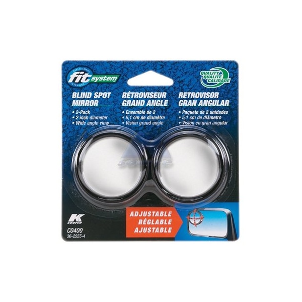 K-Source Sold In Pairs 2 Round Without Turn Signal Indicator Comes With Double Sided Tape For Installatio C0400 - main