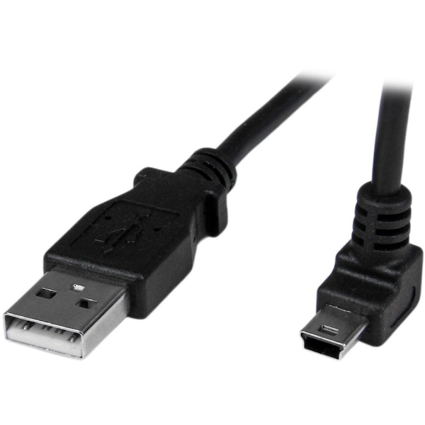 Startech.Com 1m Mini USB Cable - A to Up Angle Mini B USBAMB1MU - main