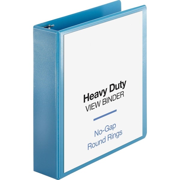 Business Source Ring Binder, Light Blue, Clear Sleeve BSN01642 - main