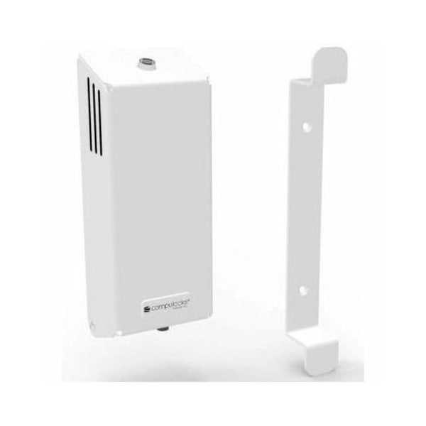 Compulocks MacLocks Lockable Utility Box w/ Cord Management Cleat - White - White RF03SPBW - main