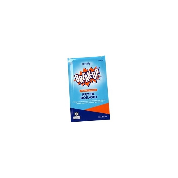 Break Up Diversey Break-Up Professional Fryer Boil-Out - Ready-To-Use - 2 fl oz (0.1 quart) - Kosher, 36PK CBD991209 - main