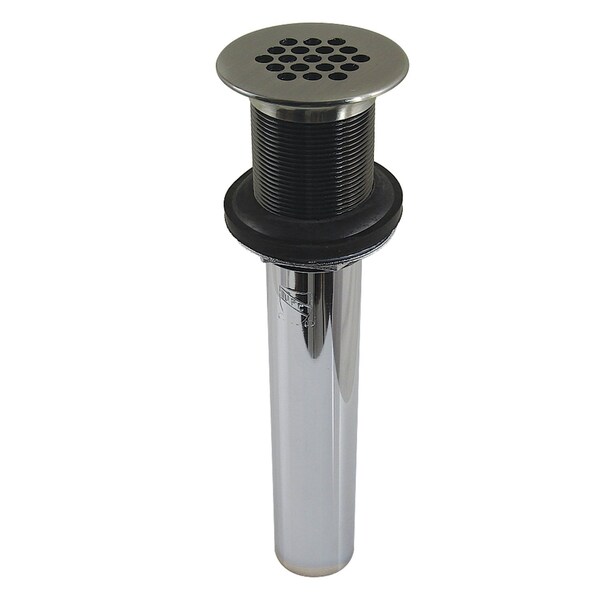 Kingston Brass Grid Drain without Overflow, Black Stainless KB400VN - main