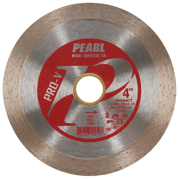 Pearl P2 Pro-V Tile Blade 4 in., 5/8 in.-20mm PV004CT - main