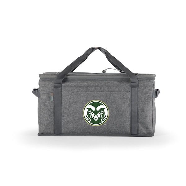 Picnic Time Family Of Brands NCAA Colorado State Rams 64 Can Collapsible Cooler, Large Insulated Soft Cooler Bag 716-00-105-134-0 - main