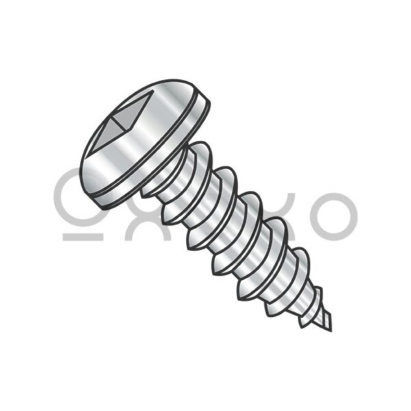Oxoxo 10-12X1/2 Square Pan Self Tapping Screw Type A Fully Threaded 410 Stainless Steel, 4000PK 626713 - main