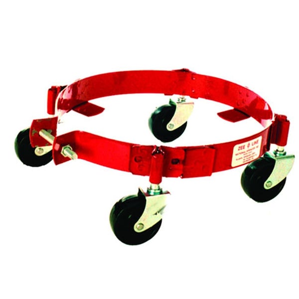 Dendesigns Band-Type Dolly with Phenolic Casters for Pail, 25-50 Lbs DE1112950 - main