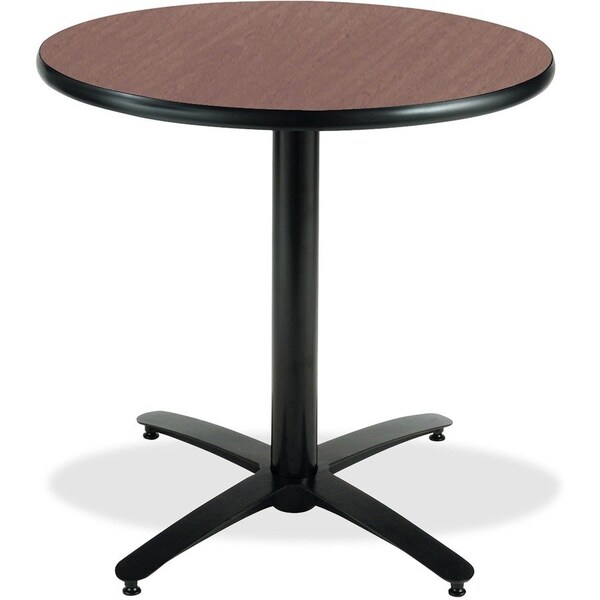 Kfi Round Bistro Table, HPL Top, Mahogany T42RD-B2125-MH - main