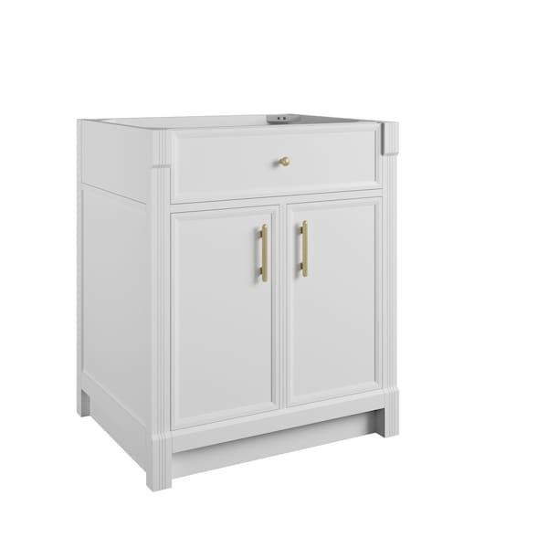 James Martin Vanities Bellshire 30" Single Vanity Cabinet, Bright White 660-V30-BW - main