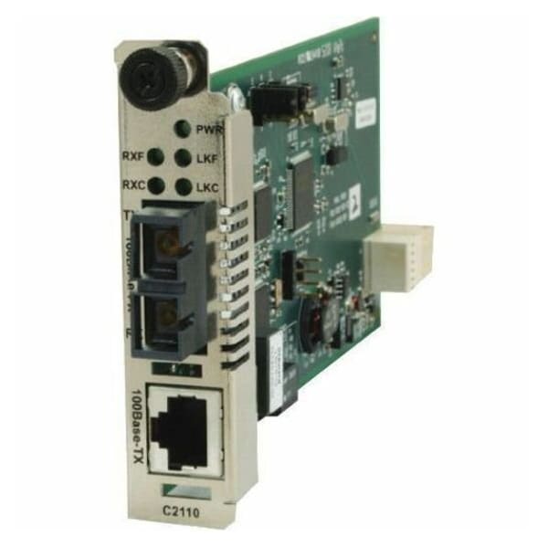 Transition Networks MEDIA CONVERTER- 100BASE-TX TO 100BASE-FX, MM SC, 2KM C2110-1013 - main