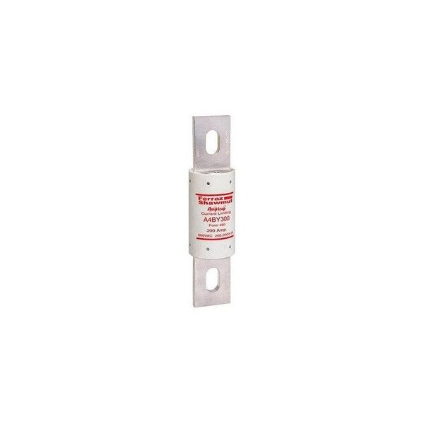 Ferraz Shawmut 2in x 8.63in, 600 VAC/300 VDC, 300 A, 200 kA AC/100 kA DC Interrupt, GMG Body, Silver Plated A4BY300 - main
