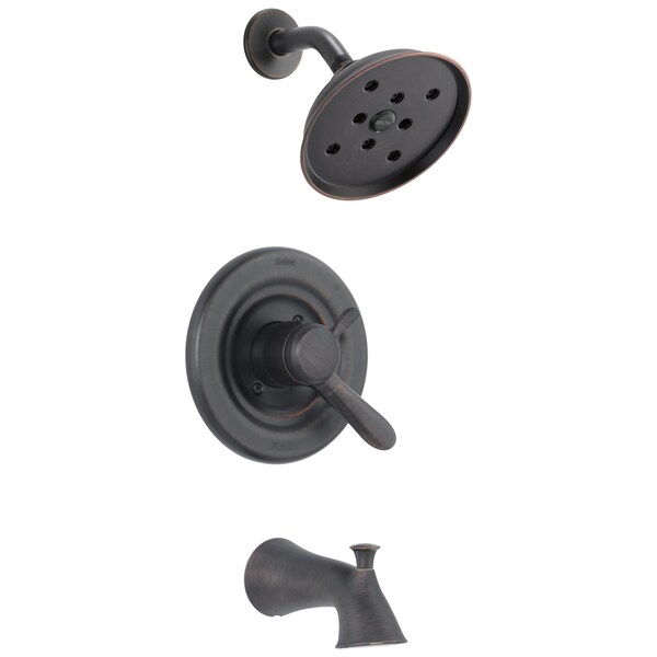 Delta Lahara Monitor 17 Series H2Okinetic Tub & Shower Trim In Venetian Bronze T17438-RBH2O - main