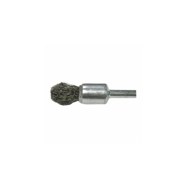 Weiler Controlled Flare End Brushes, Steel, 25,000 rpm, 1/2 in x 0.014, 10PK 804-10302 - main