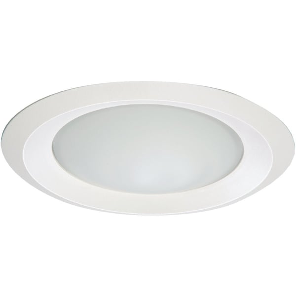 Halo 6'' Wht Disc Frosted Glass Lens Recessed Light Fixture Trim RE-6150WH - main