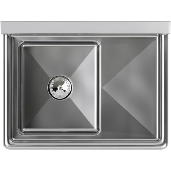 Amgood 29 in. x 22 in. Stainless Steel One Compartment Sink with