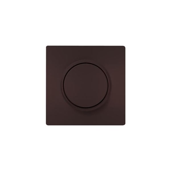 Siemens Delta style cover plates with rotatory button Dimmers Chocolate 5TC8912-0CH - main