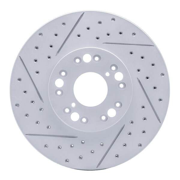 Dynamic Friction Co DFC Geoperformance Rotor - Drilled and Slotted 830-75005L - main