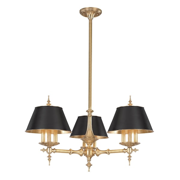 Hudson Valley Lighting Cheshire 9 Light Chandelier 36 In. Aged Brass 9523-AGB - main