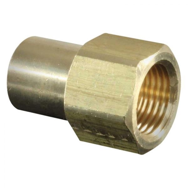Powerhouse 0.37 in. Female Thread to 0.25 in. Male Thread Brass LP Gas Hose Fitting PO1825290 - main