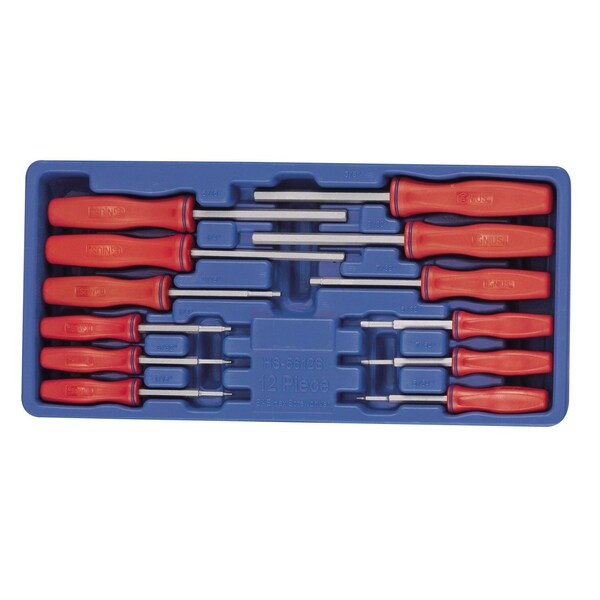 Genius Tools 12PC SAE Hex Screwdriver Set HS-5612S - main