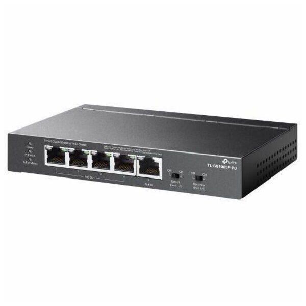 Tp-Link 5-PORT GIGABIT DESKTOP SWITCH TL-SG1005P-PD - main