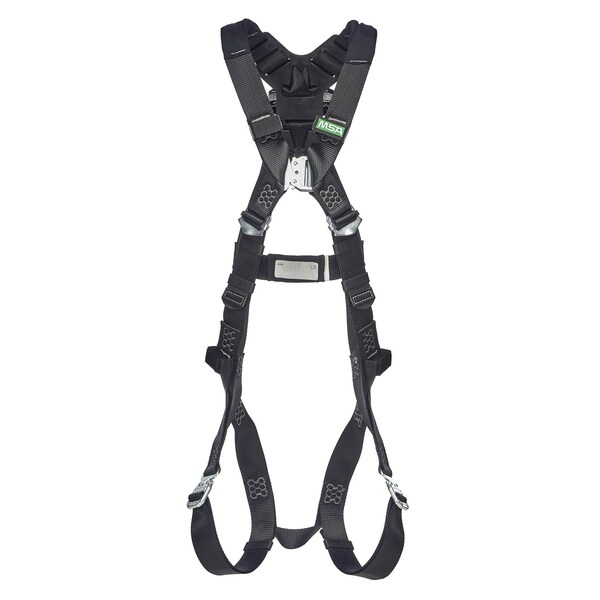 Msa Safety V-FORM Fall Protection Harnesses, Super XL, 400 lb, Quick-Connect Chest/ Tongue Leg Straps 10252222 - main