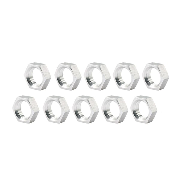 Allstar Performance 0.75-16 in. Right Hand Steel Jam Nuts, 10PK ALL18294-10 - main