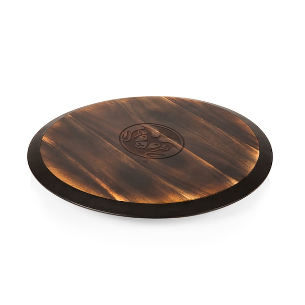 Picnic Time Family Of Brands Colorado State Rams - Lazy Susan Serving Tray, Fire Acacia Wood 827-18-513-133-0 - main
